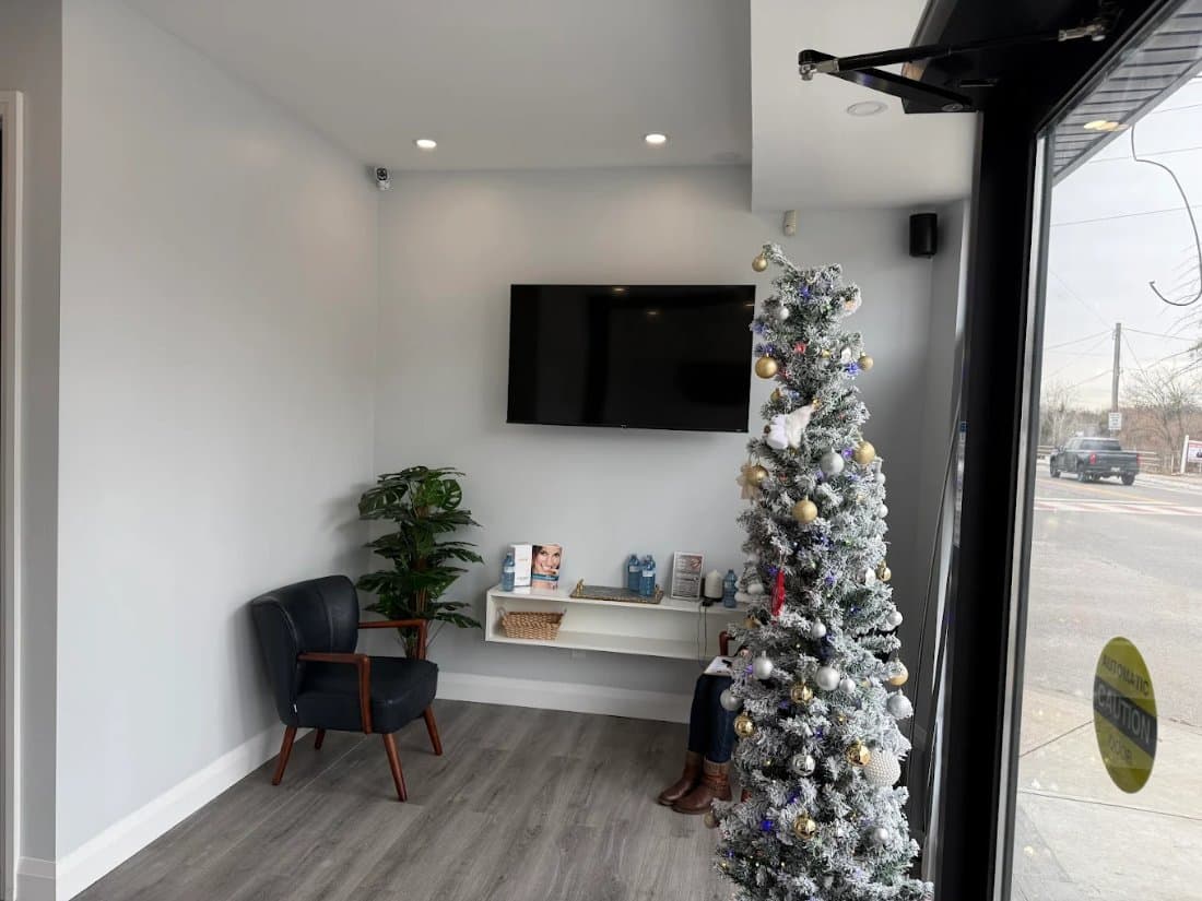 The waiting area at Growing Beautiful Smiles in Norval